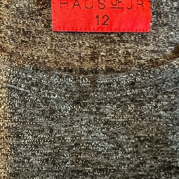 Haus of JR Harper SS Side Zip Tee Charcoal - Picture 8 of 11